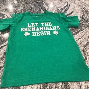 Carter’s St. Patrick’s Day Shirt.  Size 8/8A